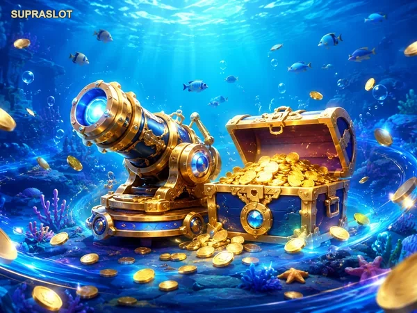 Tampilan Bingo Fishing dengan kartu Bingo dan ikan target