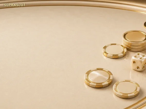 Detail meja permainan Single Deck Blackjack